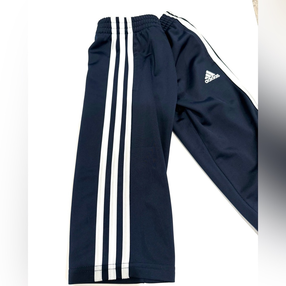 Adidas Toddler 2T Navy Track Pants - Picture 4 of 7